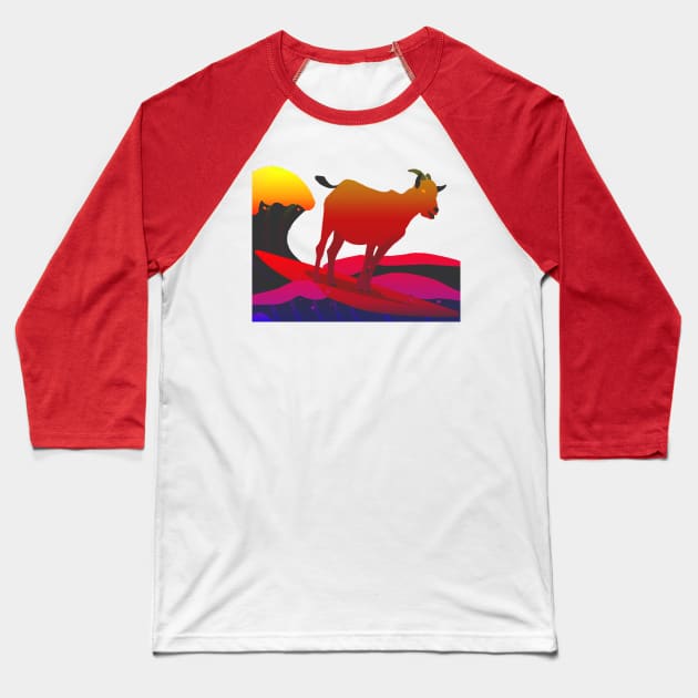 Pet Sound//Beach Boys-Album Cover Re-Design Baseball T-Shirt by ROJOLELE